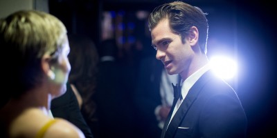 Denise Gough and Andrew Garfield at the Olivier Awards 2017 with Mastercard (Photo: David Levene)