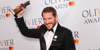 Bertie Carvel, winner of the Best Actor in a Supporting Role award for Ink at the Olivier Awards 2018 with Mastercard