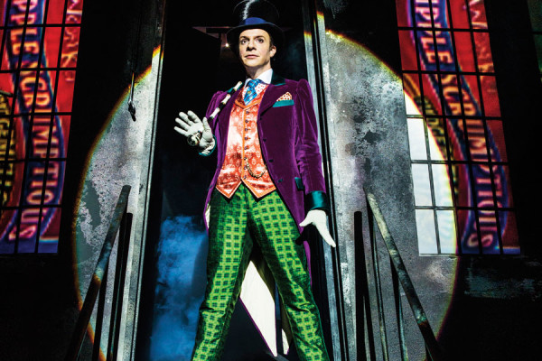 Jonathan Slinger as Willy Wonka in Charlie And The Chocolate Factory (Photo: Matt Crockett)