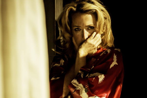 Gillian Anderson as Blanche DuBois in A Streetcar Named Desire at the Young Vic (Photo: Johan Persson)