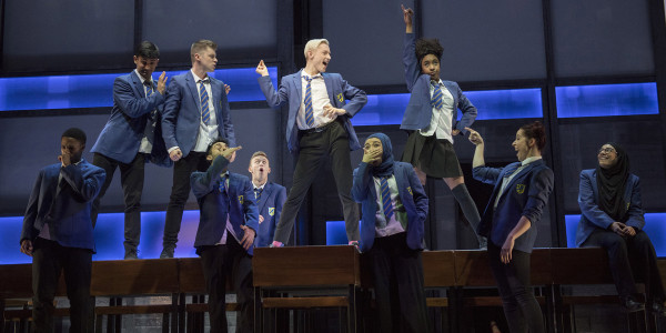 John McCrea and the company of Everybody's Talking About Jamie (Photo: Alastair Muir)