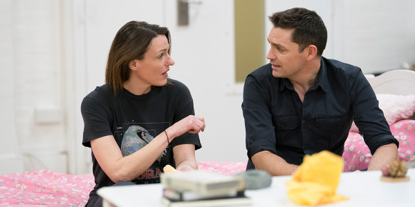 Suranne Jones and Jonathan Munby in rehearsal for Frozen at Theatre Royal Haymarket (Photo: Johan Persson)