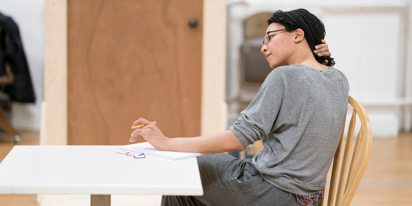 Nina Sosanya in rehearsal for Frozen at Theatre Royal Haymarket (Photo: Johan Persson)