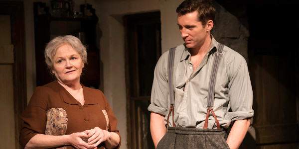 Lesley Nicol (Mother) and Ben Batt (George) in The York Realist at the Donmar Warehouse (Photo: Johan Persson)