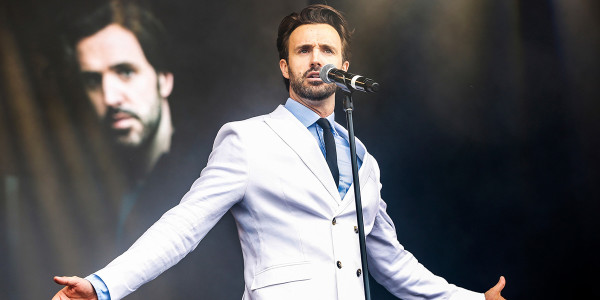 Michael Xavier performing at West End LIVE 2016 (Photo: Pamela Raith)