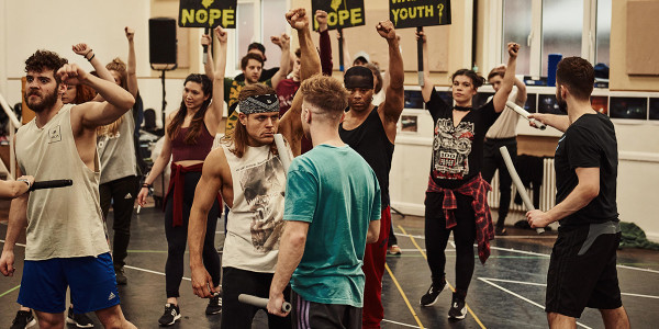 The cast of Bat Out Of Hell in rehearsals (Photo: Specular)