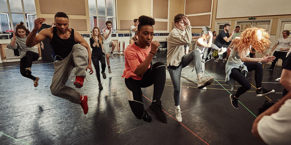 The cast of Bat Out Of Hell in rehearsals (Photo: Specular)