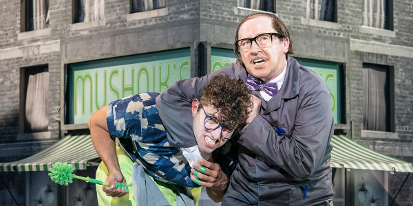 Marc Antolin and Forbes Masson in Little Shop Of Horrors (Photo: Johan Persson)