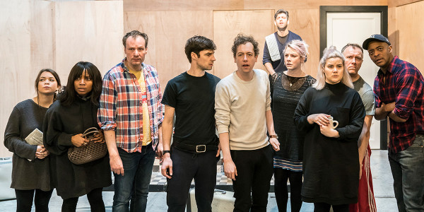 The cast in The Twilight Zone rehearsals (Photo: Johan Persson)