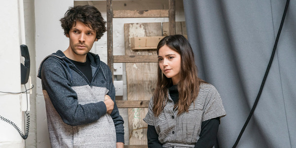 Colin Morgan and Jenna Coleman in rehearsal for All My Sons at The Old Vic (Photo: Johan Persson)