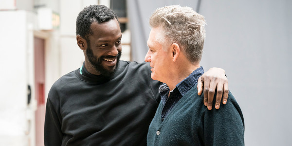 Sule Rimi and Bill Pullman in rehearsal for All My Sons at The Old Vic (Photo: Johan Persson)