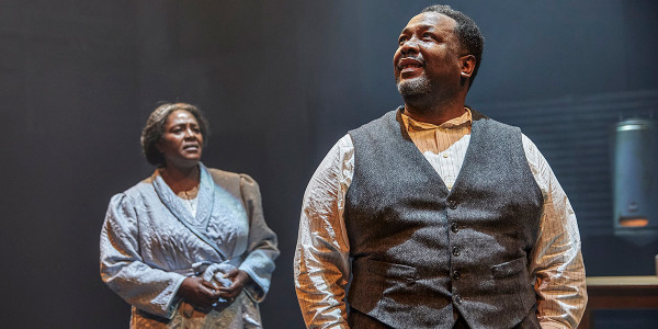 Sharon D Clarke and Wendell Piece in Death Of A Salesman (Photo: Brinkhoff/Mogenburg)