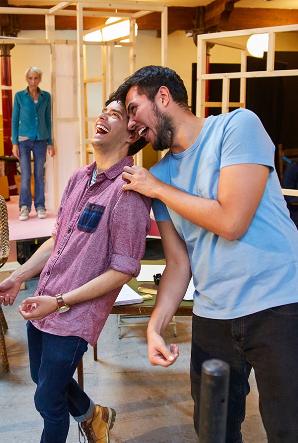 Manuel Pacific and Daniel Chaves in rehearsal for The Night Of The Iguana (Photo: Brinkhoff/Moegenburg)