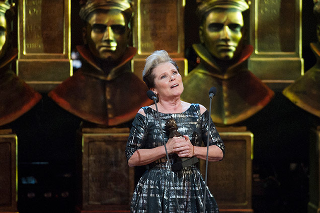 Imelda Staunton at the Oliviers