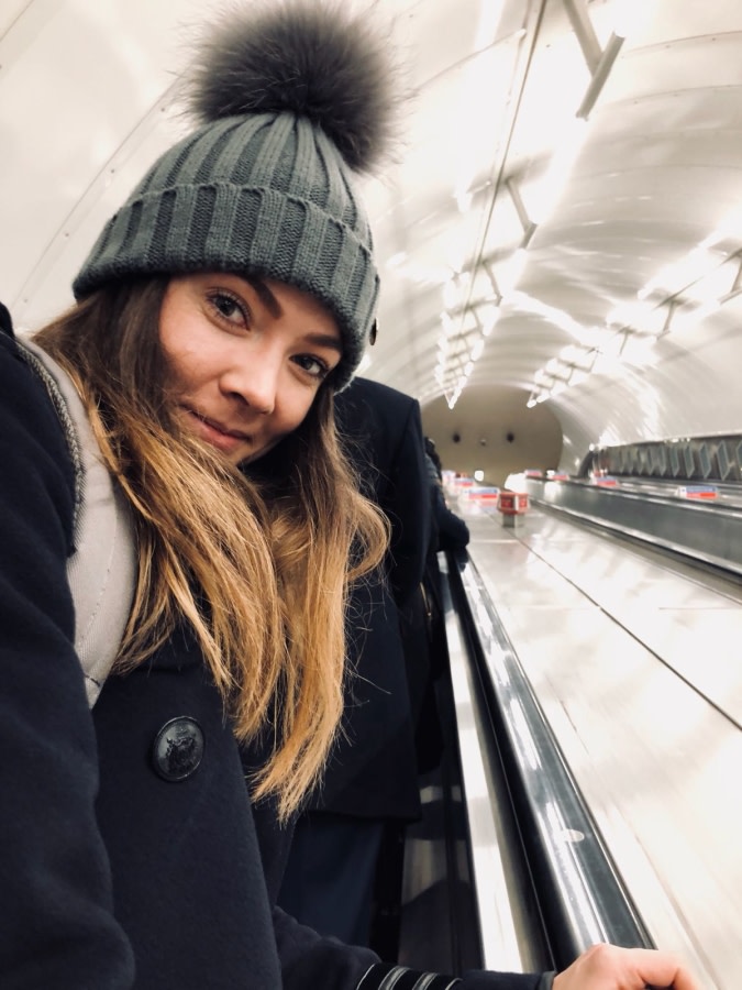 On the tube - Claire Calvert's photo diary