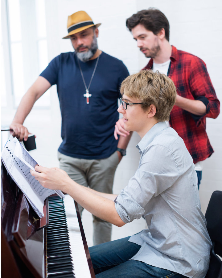 The cast of Broken Wings. Photos by Kate Scott