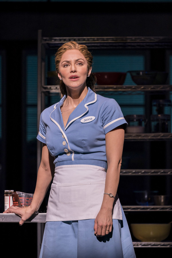 Katharine McPhee as Jenna in Waitress. (Photo credit Johan Persson)