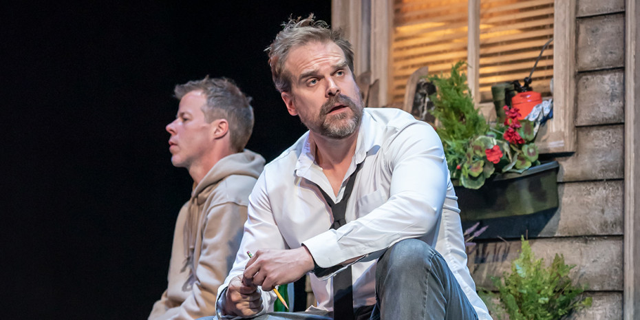 Stephen Wight and David Harbour in Mad House (Photo Credit: Marc Brenner)