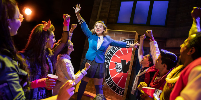 Carrie Hope Fletcher (Veronica Sawyer) in Heathers The Musical (Photo: Pamela Raith)