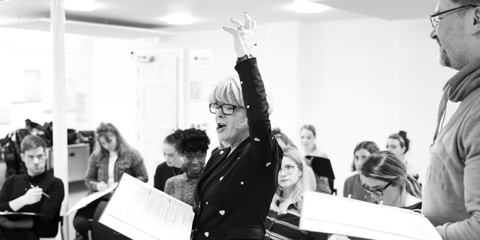 Rehearsals for LMTO's A Christmas Carol