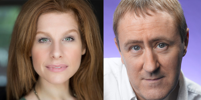 Nicholas Lyndhurst and Cassidy Janson