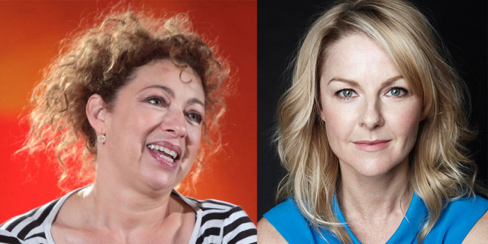 Alex Kingston and Sarah Hadland