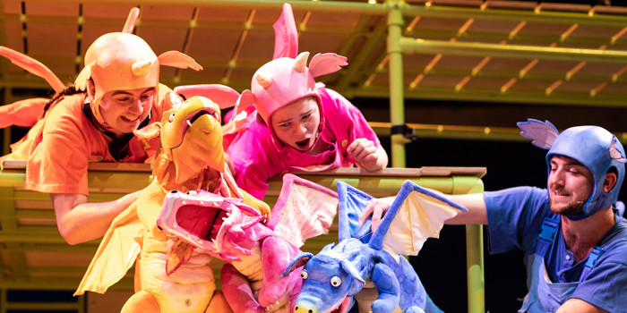 The cast of Zog at Theatre Royal Kingston (Photo: Helen Maybanks)