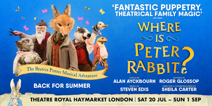 Where Is Peter Rabbit? at Theatre Royal Haymarket