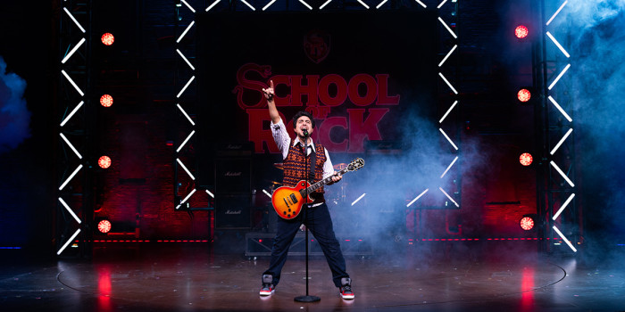 Noel Sullivan as Dewey Finn in School Of Rock - The Musical (Photo: Craig Sugden)