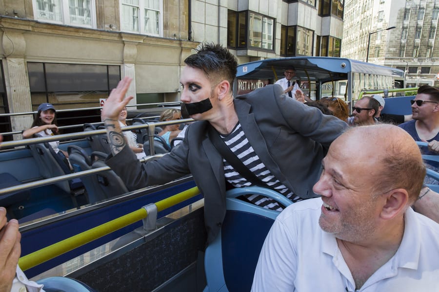 Tape Face on The Original Tour in London