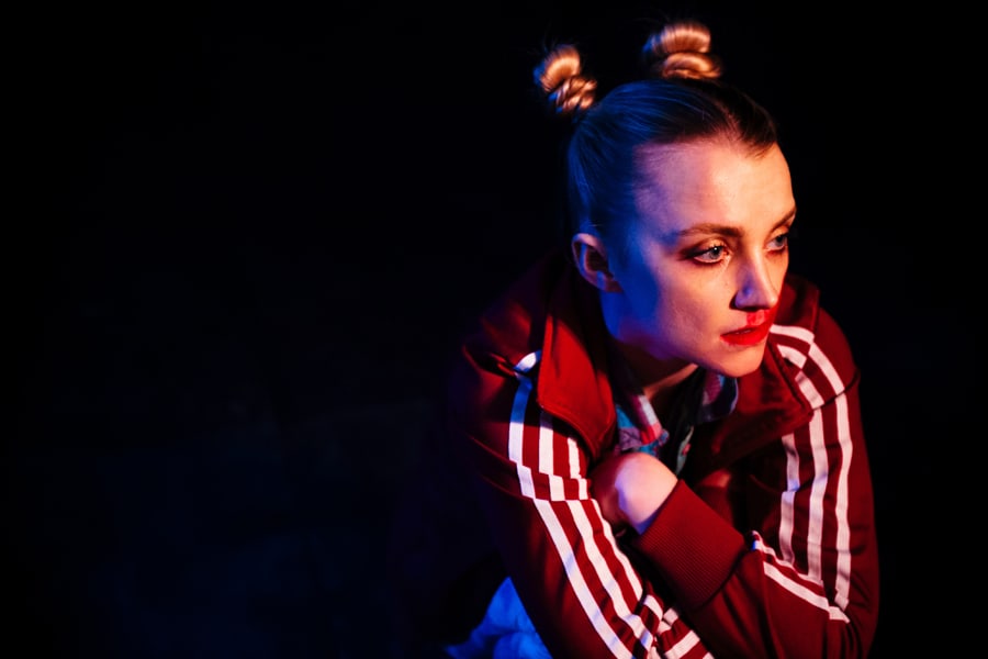 Evanna Lynch in Disco Pigs at Trafalgar Studios (Photo: Alex Brenner)