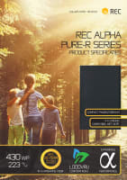 REC Alpha Pure-R zonnepanelen