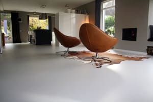 Gietvloer in woning