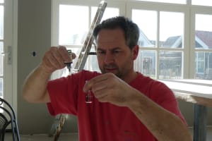 Waterhardheid testen...