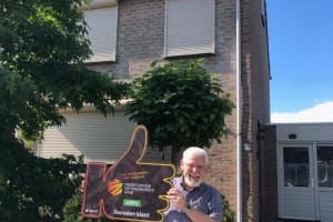 Zoals gewoonlijke een blij mens