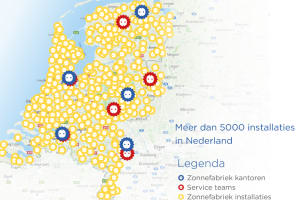 Installaties door Zonnefabriek
