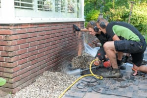 Woning voorzien van bodemisolatie met EPS parels
