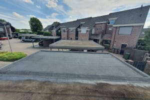 Nieuw bitume dak