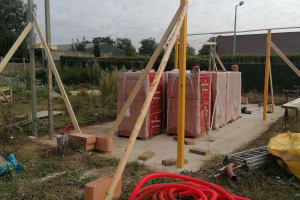 Metsen van een garage