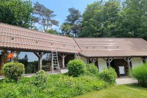 heerlijk project  op tuinhuis golfpannen