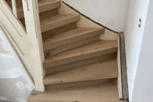 Trap renovatie en bekleden