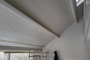 Dak isolatie binnenuit