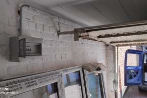 Creation d'une alimentation electrique pour garage exterieur