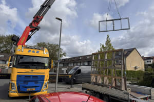 4-delige kunststof schuifpui plaatsen - Hoogvliet Rotterdam