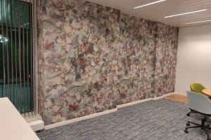 Vliesbehang voor hotel en vergaderruimte