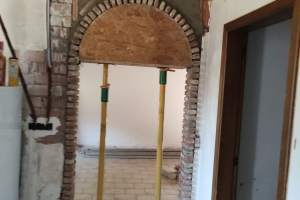 metselen van 2 ééngezinswoningen