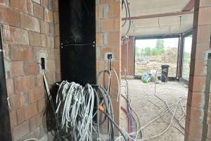 Aansluiten elektriciteitskast nieuwbouwwoning
