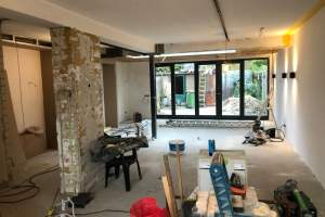 Woonkamer-keuken renovatie