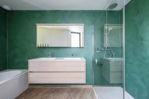 Badkamer in Betonlook