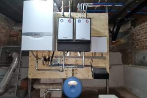 Geplaatste verwarmingsketels